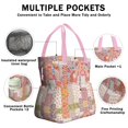 thumbnail image 3 of Pioneer Flower Drawstring Lunch Bag Women - Drawstring Lunch Bag Insulated for Work Office - Stain-Resistant Large Lunchbags for Women with Multi-Pockets, 3 of 6