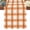 Burnt Orange, variant on Blue Plaid Table Runner 70 Inches Long, Gingham Check Minimalist Modern Grid Farmhouse Cotton Linen Table Runners Dresser Scarves, Fabric Tabletop Scarf Furniture Cover for Dinner Party 13"x70"