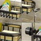 thumbnail image 5 of Soporte para esponja para grifo, organizador para fregadero de cocina sobre el grifo, estante de drenaje para grifo colgante para organizador de fregadero, 5 of 5