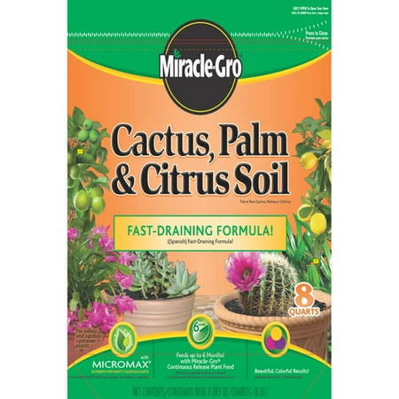Miracle-Gro Cactus, Palm and Citrus Soil, 8 qt