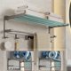 thumbnail image 3 of Toallero de baño de acero inoxidable con barra y ganchos, plegable for pared., 3 of 6