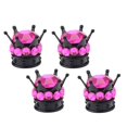 thumbnail image 4 of 2x Mini Bling Crown Chrome Neumáticos de Válvula Vástagos de Vástago Tapas Neumáticos de de Imitación para Motor de Automóvil (claro) Sunnimix Tapas de vástago de válvula de neumático de corona, 4 of 6
