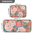 thumbnail image 3 of Flowers Kitchen Rugs Set of 2 Non Slip Floor Foam Mat Cushioned Soft Waterproof Carpet Runner for Dining Room Laundry, 3 of 7