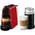 thumbnail image 2 of Nespresso by De'Longhi Essensa Mini Single-Serve Espresso Machine in Ruby Red and Aerocon Milk Frother in Black, 2 of 5