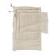 thumbnail image 1 of Bolsas reutilizables de algodón para verduras, bolsas para almacenar alimentos, bolsas para frutas y verduras. Hebilla de plata 3pcs, 1 of 9