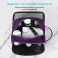 thumbnail image 4 of Neceser de viaje Gonex Nylon Dopp Kit Deep Purple, 4 of 7