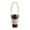 Beige, variant on POYOGA Coffee Cup Holder with Adjustable Strap for Easy Carrying PU Mugs Sleeve