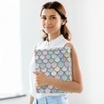 thumbnail image 6 of FORMRS 3 Ring Binder 1.5 inch with Pockets Set of 2 Clip Board 200 Sheets Capacity, Light Blue Shimmering Pattern, 6 of 8