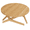 Natural | Round, variant on Tcbosik Convertible Coffee Table, Height Adjustable Extendable Dining Table, 2-in-1 Center Table for Living Room, Walnut