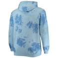 thumbnail image 3 of Men's Fanatics Blue New York Knicks Big & Tall Wordmark Cloud Dye Pullover Hoodie, 3 of 3