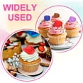 thumbnail image 4 of Uxcell Mini Cowboy Hat, Plastic Rose Red Tiny Cowboy Cow Girl Hats for Party Decoration, 4 of 6