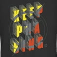 thumbnail image 2 of Junior's The Flash Yellow 3D Keep Phasing  Graphic Tee Black Small, 2 of 3