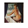 thumbnail image 1 of Cortina de puerta Noren ABPHQTO Sexy Vintage Retro Pin-up Lady 85x90cm, 1 of 1