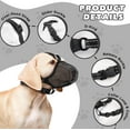 thumbnail image 2 of Dog Muzzle,Mesh Soft Muzzle for Small Medium Large Sized Dogs, Breathable Reflective Adjustable Puppy Muzzles with Collar for Scavenging Grooming Biting Chewing,Allows Panting and Drinking, 2 of 6
