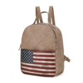 thumbnail image 1 of MKF Collection by Mia K. MKF-FG7403TP Briella Vegan Leather Womens FLAG Backpack, 1 of 1