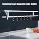 thumbnail image 3 of Estante para cuchillos Amonsee con soporte de acero Inoxidable y 6 ganchos para cocina y garaje, 3 of 7