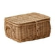 thumbnail image 4 of Cesta de almacenamiento tejida, caja de almacenamiento decorativa portátil para dormitorio, libros y juguetes. 28cmx21cmx12cm, 4 of 9