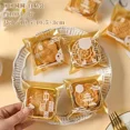 thumbnail image 3 of Bandejas cuadradas para pastel de luna, bolsa de embalaje para pastel de luna, contenedor de alimentos, soporte, plástico dorado, galletas, tarta de huevo, cajas de regalo, 100 piezas, 3 of 5
