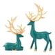 thumbnail image 5 of Christmas Resin Crafts European And American Style Home Decoration Electroplating Couple Deer Living Room TV Cabinet Home Furnishings, 5 of 5