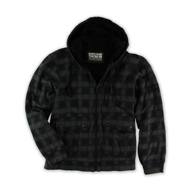 Sudadera DKNY con capucha y Cremallera completa hombre negro mediano