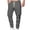 Dark Gray, variant on Mens Sweatpants Joggers Solid Color Thick Sweatpants With Elastic Drawstring Trousers Jogger Pants