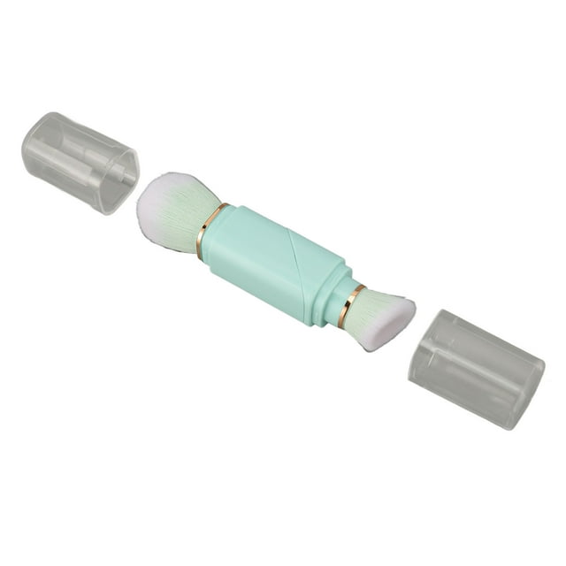 Brocha De Maquillaje, Fundición A Presión Espesada, Ergonómica, Cerdas Suaves, Brocha Para Polvo, Inodoro, Resistencia A La Deformación Giratoria De 36 Grados Para Viajes