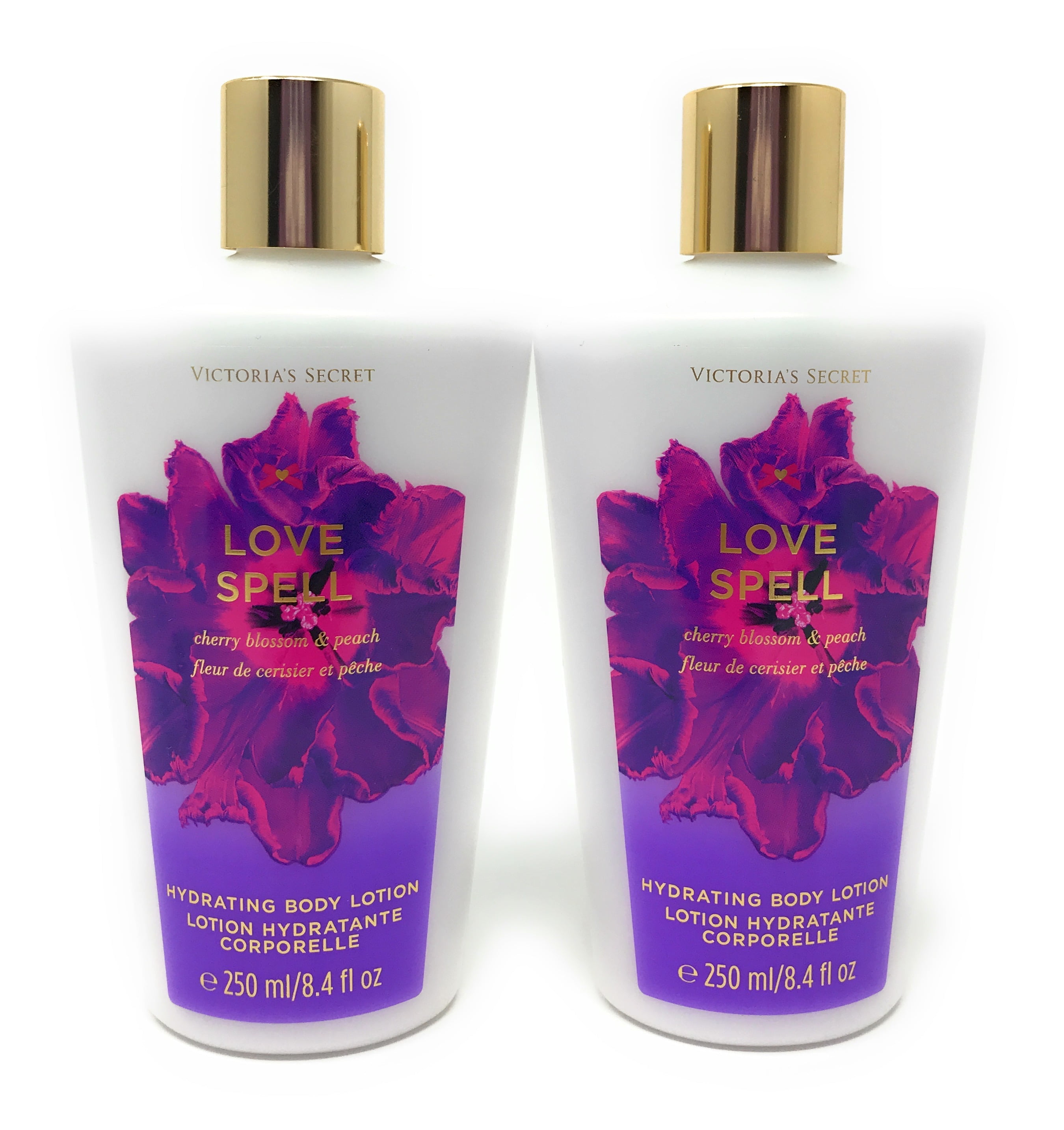 Victoria's Secret Love Spell Hydrating Body Lotion 8.4 oz / 250 ml Set