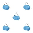 thumbnail image 3 of Thinsony Space-saving Foldable Storage Bags Items Organized On Go Reusable Polyester Shopping Bag For Travel Beach Bag Handbag blue puppy 5Set, 3 of 6