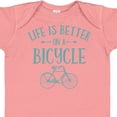 thumbnail image 4 of Inktastic Life's Better on a Bicycle Girls Baby Bodysuit, 4 of 5