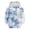 Blue, variant on TIREOW Girls Hooded Sweatshirt Watercolor Print Gradient Color Long Sleeve Hoodie Loose Fit Casual Pullover Tops with Front Pocket