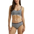 thumbnail image 4 of Ralph Lauren NAVY/SILK WHITE Women's Mid-Rise Hipster Brief Underwear, US Small, 4 of 4
