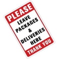thumbnail image 3 of icolorfuled Package Delivery Here Sticker for Driver - Adhesive Wall Sign, 3 of 6