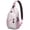 Artistic Unico, variant on Rooster and Egg Print Sling Backpack for Women, Cute Chicken Coop Pattern Lightweight Crossbody Shoulder Bag for Travel Hiking