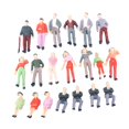 thumbnail image 2 of hengtong 20Pcs 1/42 Miniature Figures Ornaments Photo Props Miniature Scene Figurines, 2 of 8