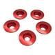 thumbnail image 1 of 5x arandelas de perno de Rotor de disco de freno delantero, Hardware de decoración, piezas de repuesto duraderas Rojo Cola Arandelas de pernos del rotor de freno, 1 of 7