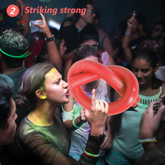 Hemoton 2pcs Jumbo Hollow Pool Noodles Heavy Duty Foam Floats for Swimming Floating Craft Projects and DIY Activities