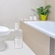 thumbnail image 4 of Cosas de baño Accesorios De Baño Set De Baño Con Estilo Para El Hogar Para Hotel, Apartamento, Blanco blanco Magideal Cosas de baño, 4 of 7