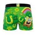 thumbnail image 5 of CRAZYBOXER Men's Underwear SpongeBob St Patrick Freedom of movement Stretch Boxer Brief Durable (Creative Packaging), 5 of 5