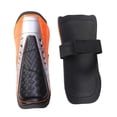 thumbnail image 3 of GARENDE Soccer Shin Guards Breathable Holes for Adults Children Football Shin Guards Orange 20 cm, 3 of 9