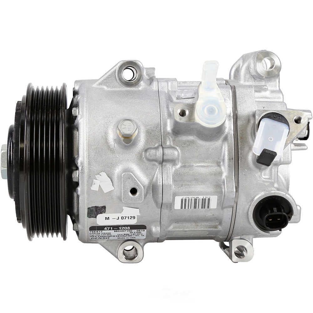 DENSO Auto Parts 471-1208 A/C Compressor w/ Clutch - New