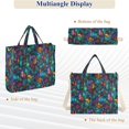 thumbnail image 6 of FORMRS Womens Corduroy Tote Bag Crossbody Shoulder Purse Handbag with Detachable Strap, Stained Glass Pattern, 6 of 7