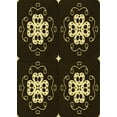 thumbnail image 1 of Ahgly Company Machine Washable Indoor Rectangle Transitional Night Black Area Rugs, 2' x 3', 1 of 7