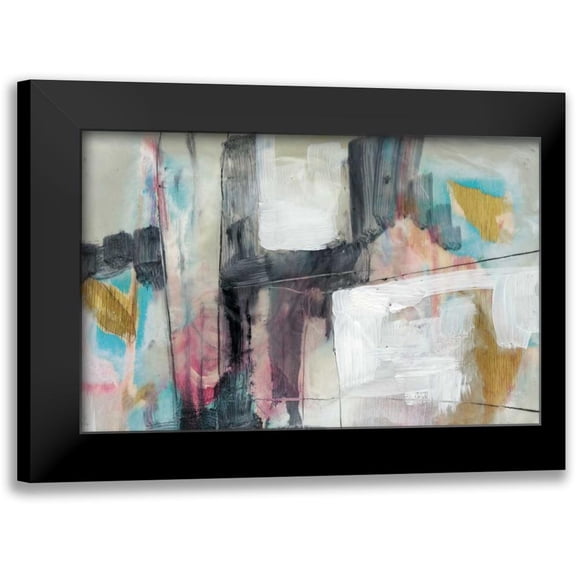 Goldberger, Jennifer 14x10 Black Modern Framed Museum Art Print Titled - Pastel Kinesis I