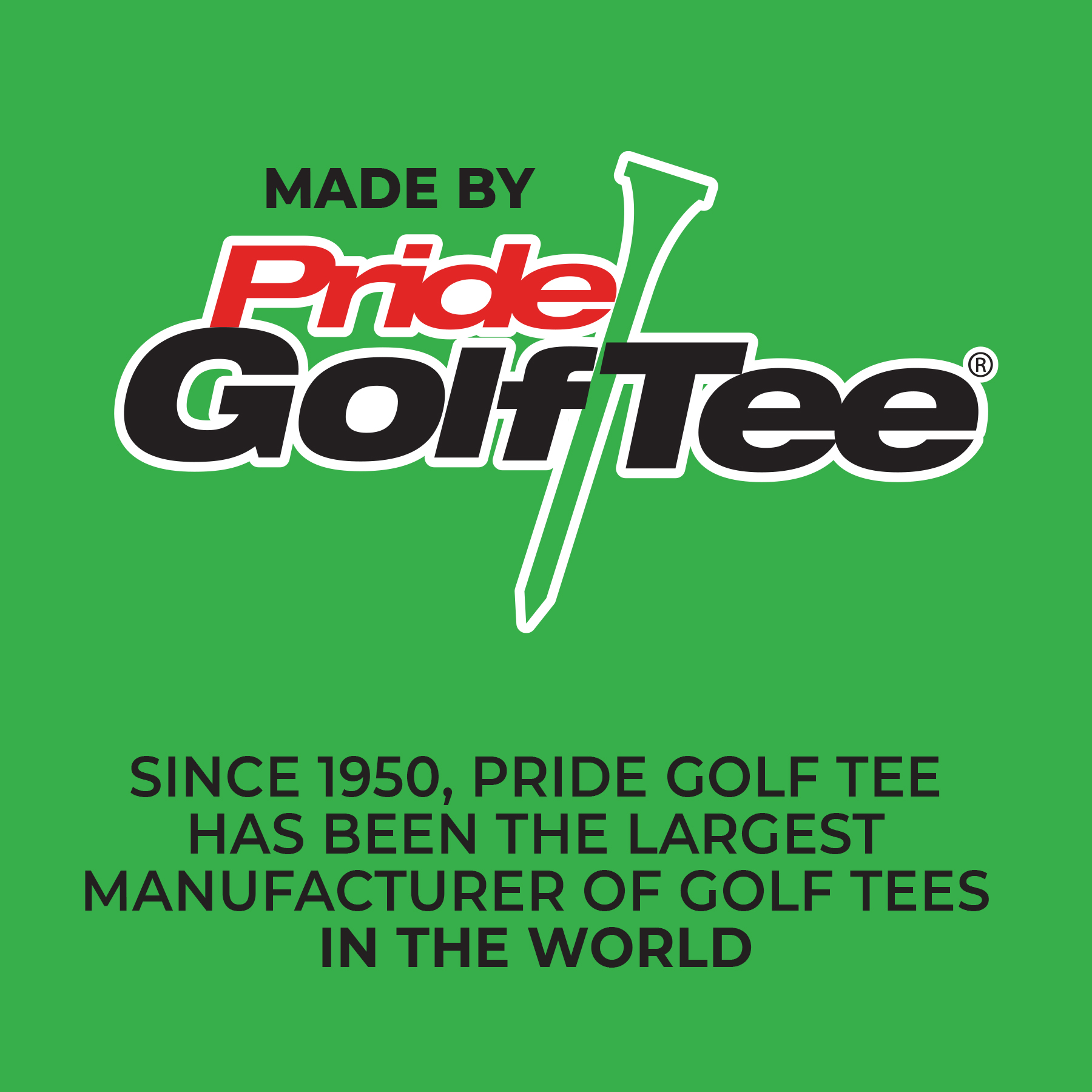 Pride Golf Tee, 2.75 inch, White, 100 Count - image 4 of 4