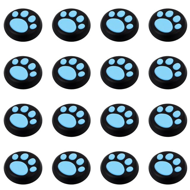 SKISUNO 16Pcs Wear Resistant Silicone Joystick Protective Covers for Game Machine Use
