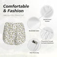 thumbnail image 4 of KLL Ducky Pattern Shorts Women,Athletic Shorts High Waisted Running Shorts Pocket Sporty Short Gym Elastic Workout Shorts-Small, 4 of 7