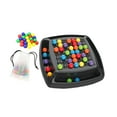 thumbnail image 2 of Lipstore Peg Board Beads Game Creative Rainbow Matching Game for Game Travel Children 48 pieces, 2 of 8