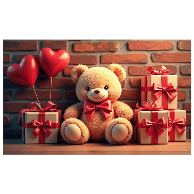 Heart Balloons Backdrop Background Wall Banner Valentines Day Party Decorations Romantic Celebration Event Decor Wedding Photography Prop