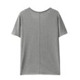 thumbnail image 5 of Helii Light Ashy Womens Tops Women's V Neck Half Sleeve Solid Casual Loose Fit Basic T-Shirt Top for Women, 5 of 6
