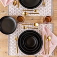 thumbnail image 6 of over&back Set of 4 Hand-Blocked Placemats - Colorful Dining Table Mat - Each Placemat is Unique - 100% Cotton - Machine Washable - Kitchen and Home Decor - Pink Blossom, 6 of 12